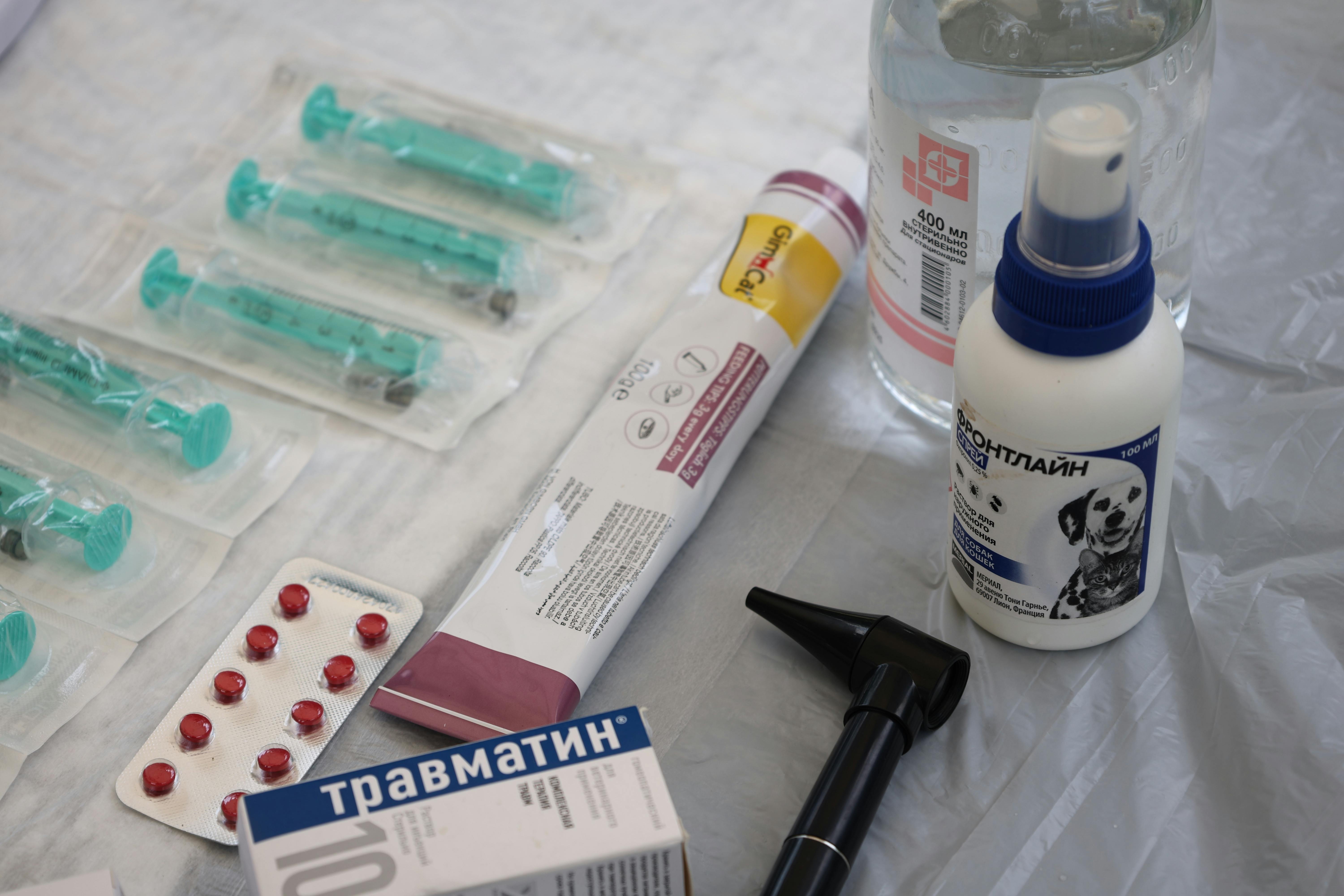 Friendly clinic environment with doctor and patient